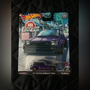 81’ Toyota scarlet Hot wheels